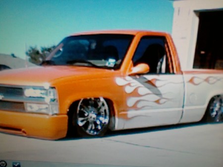 MY 96 CHEVY SLAMMED & SHAVED SHOW TRUCK