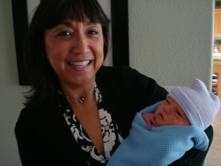 Me & my new grandson Hudson