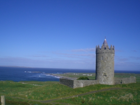 O'Briens Tower at the  Cliffs of Moher,Ireland