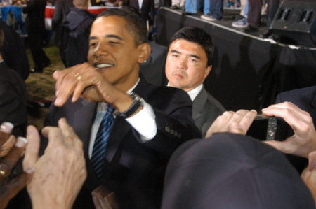 My husband the photographer captures Obama