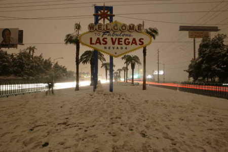 Welcome to a desert snowstorm