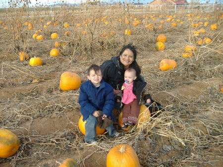 Pumpkin Patch with grandchildren Oct. 2006