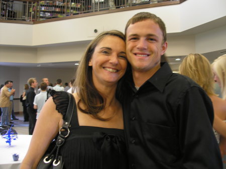 Me and Warren at his graduation