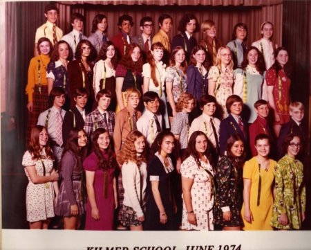 Kilmer School June 1974 - 8th Grade Class