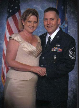 Cyndi & I at an Air Force Banquet