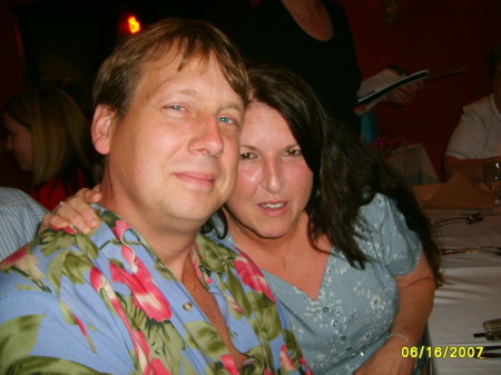 Husband Kevin and I last Summer