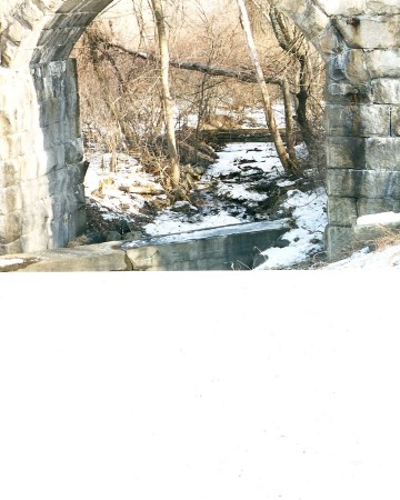 old train bridge holliston