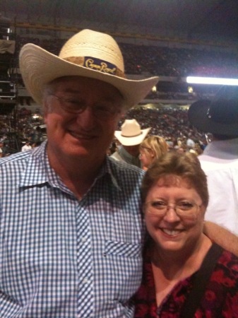 Bill and Bridget at the George Strait concert