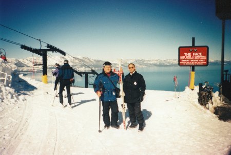 My buddy Erwin and I in Heavenly.