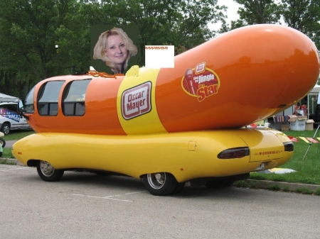 Riding the big weiner