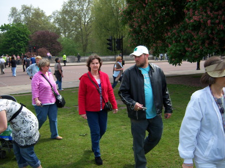 Our son David and his mother in England