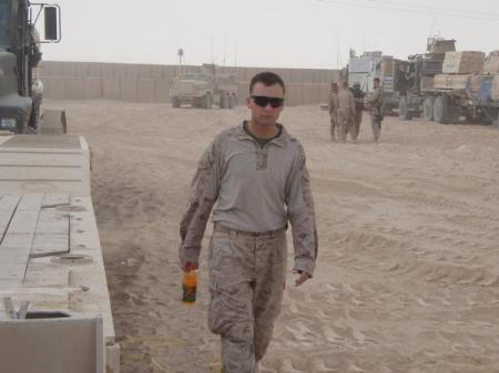 Grandson Justin Dirlam in Iraq