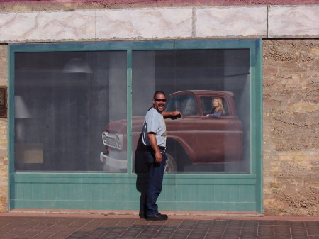 "Standing on a corner in Winslow Arizona"