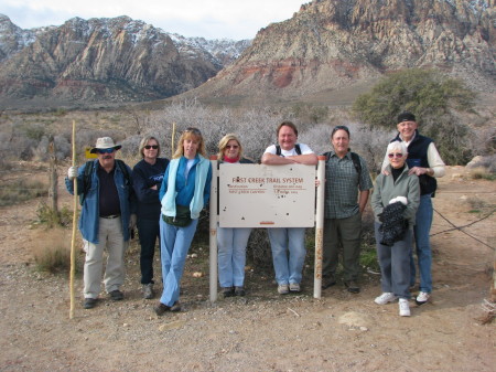 Hiking with friends