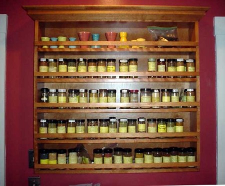 Judy's amazing (spice) rack