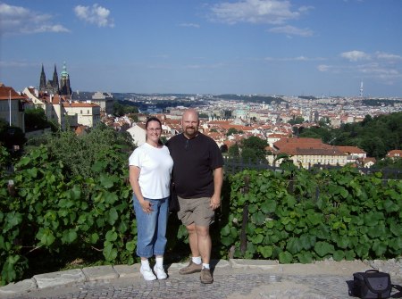 Amy and Barry in Prague, Czech Republic