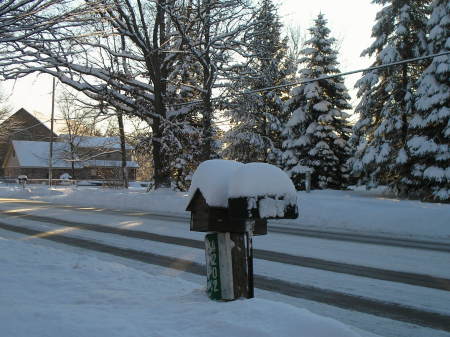 Snow in Midland, Mi.