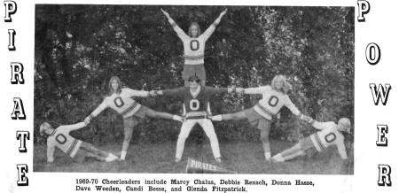 OHS Cheerleading 1969-70 Squad