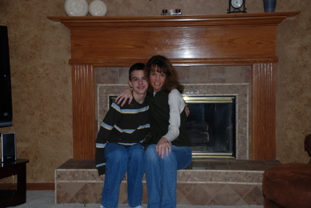 My son, Zach and Brenda   January 2009