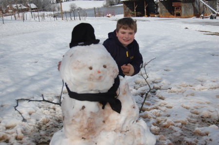 Caleb's newest friend  3-1-09