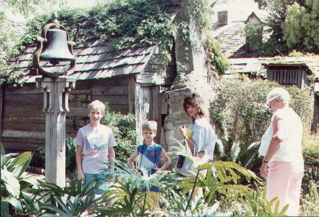 Visiting St. Augustine FL in 1988