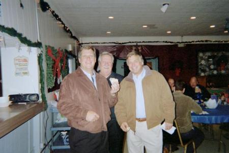 Bruce McCauley, Billy Miller & Coach Patchek