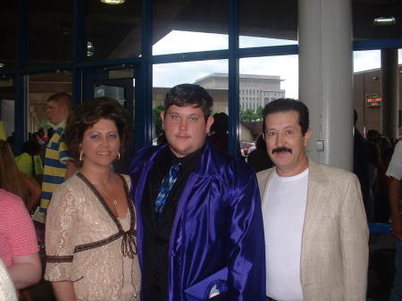 Mom-Adam-Dad  2003 RHS graduation