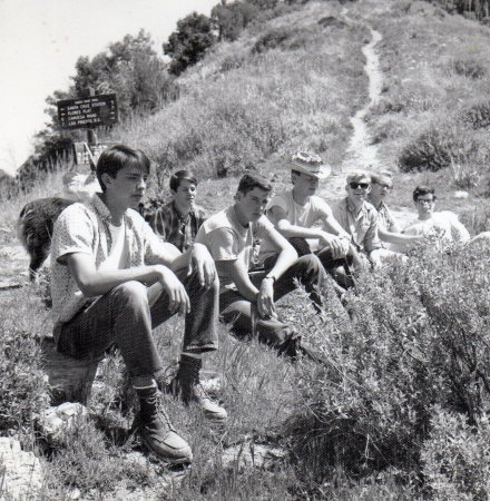 1967 backpacking near Little Pine