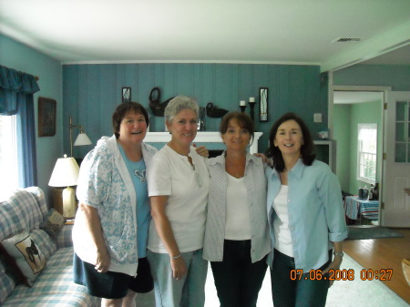 Barb, Deb, me, and Ellen - July 2008