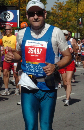 Chicago Marathon - Oct 2008 - on Mile 23
