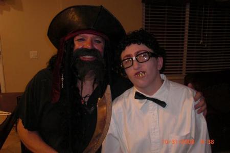 Me and my daughter/Halloween 2008