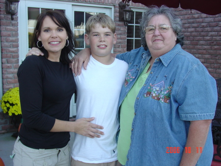 Me, Tyler and my mother