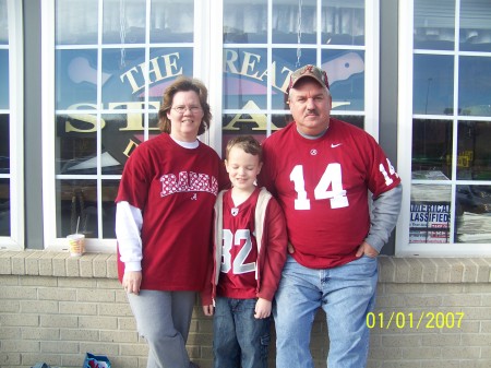 Me, Denise & Garett (ROLL TIDE!!)