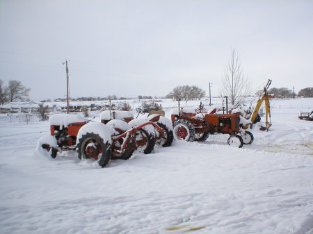 Some of my old CASE tractors