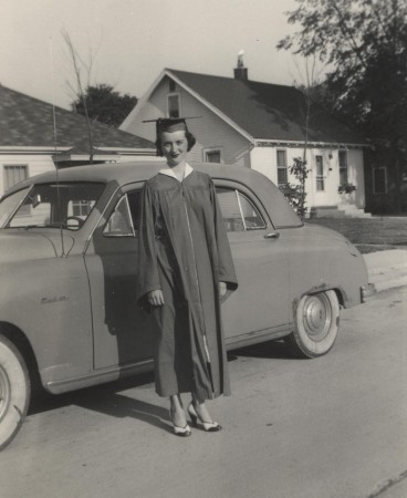 cap and gown 1953