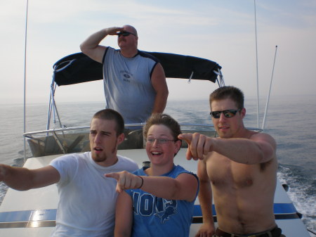 Afloat on Lake Michigan