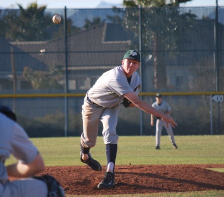 Garrett (18) on the bump