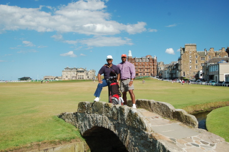 Me and dad at St. Andrews Scotland
