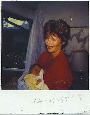 grandma and david 12/15/85