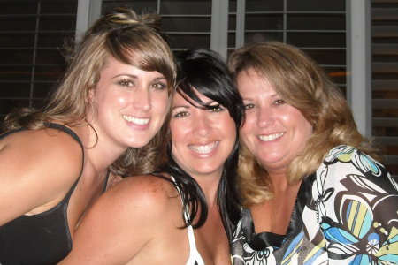 Mom and her daughters. Love these girls!!