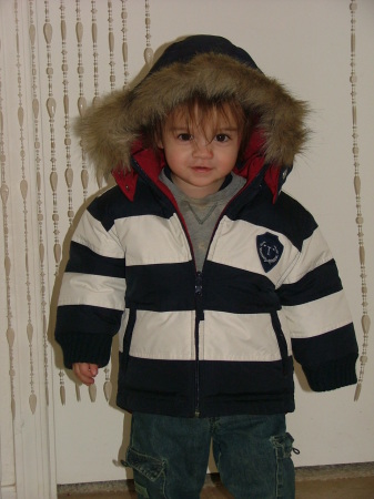My grandson, Christmas 2008
