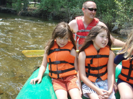 Rafting in Yosemite