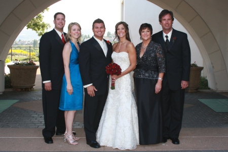 l-r Son Joey,fiance Kirsten, Lisa,Brian,me,Jim