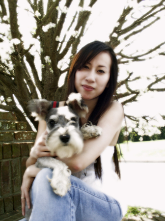 My dog (Polo Le) and I