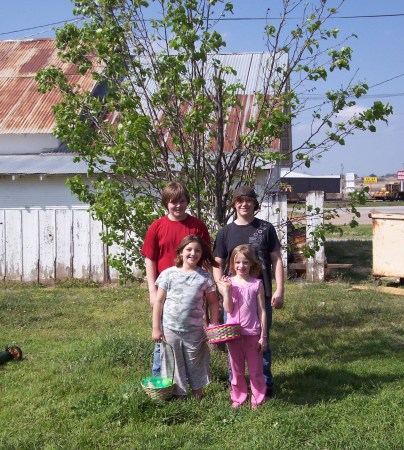 My kiddos, Easter 2010