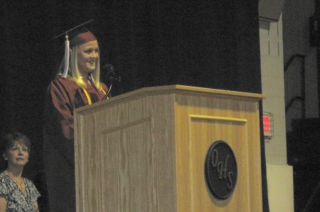 chrissy giving graduation speech 07
