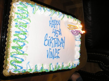 My 45th Birthday Cake, July 2008