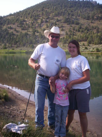 fishing at Cave Lake