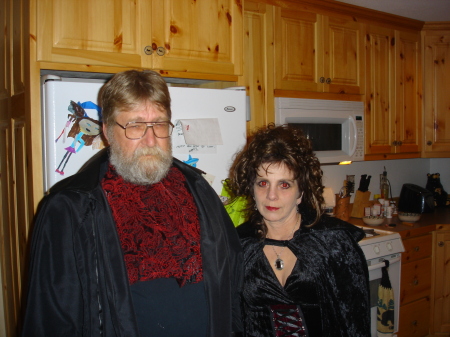 Halloween 2008 Me & Jim (husband)