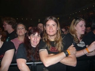 Me and Mark at a NIN show